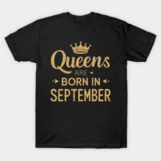 Queen Are Born In September T-Shirt